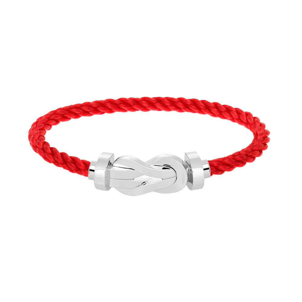 [AURORA]CHANCE LARGE 8 FIGURE BUCKLE NO DIAMOND BRACELET SILVER