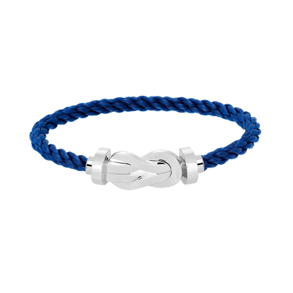[AURORA]CHANCE LARGE 8 FIGURE BUCKLE NO DIAMOND BRACELET SILVER