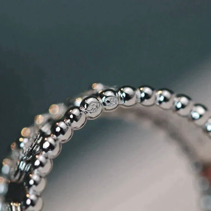 [basloveJW]クローバー カレイドスコープ リング 10mm