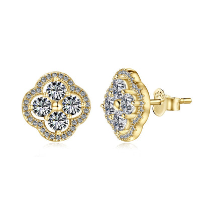 [AURORA]Four-Leaf Clover Exquisite Earrings