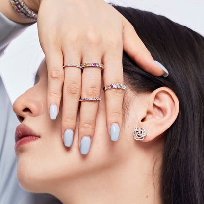 [AURORA]Dazzling Resplendent Round Cut Party Ring