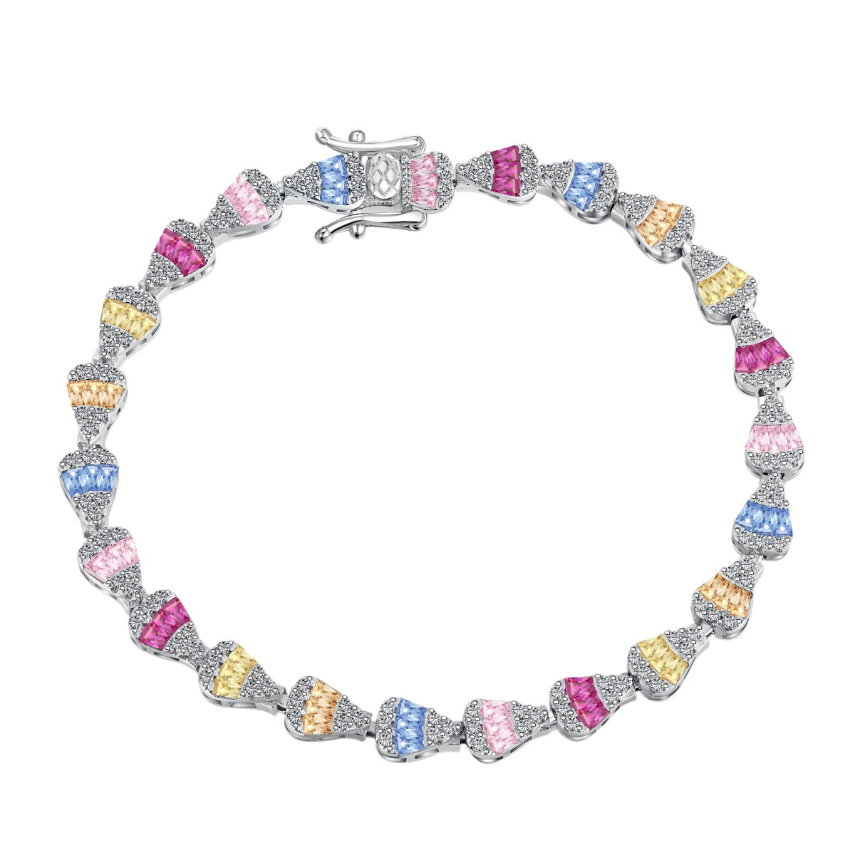 [AURORA]Radiant Water Drop Shape Daily Bracelet