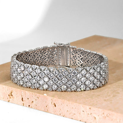 [AURORA]Ornate Elegant Round Cut Party Bracelet