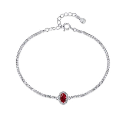 [AURORA]Exquisite Oval Shape Bracelet