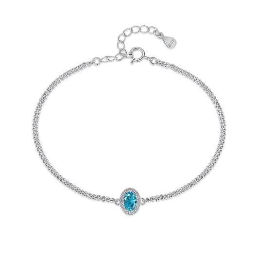 [AURORA]Exquisite Oval Shape Bracelet