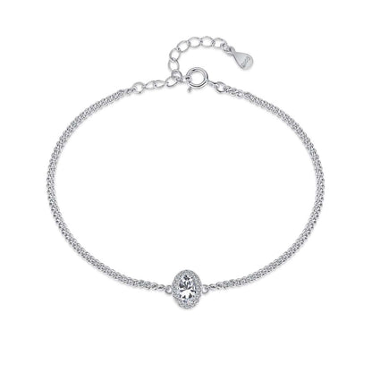 [AURORA]Exquisite Oval Shape Bracelet
