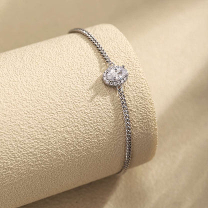 [AURORA]Exquisite Oval Shape Bracelet