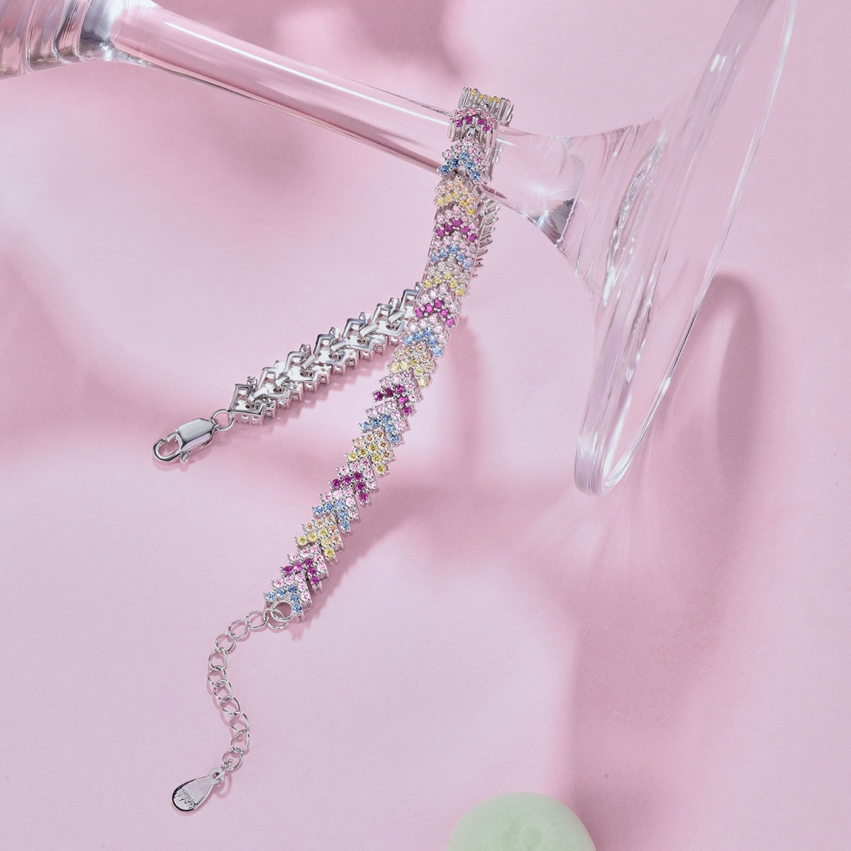 [AURORA]Ornate Sparkling Round Cut Party Bracelet