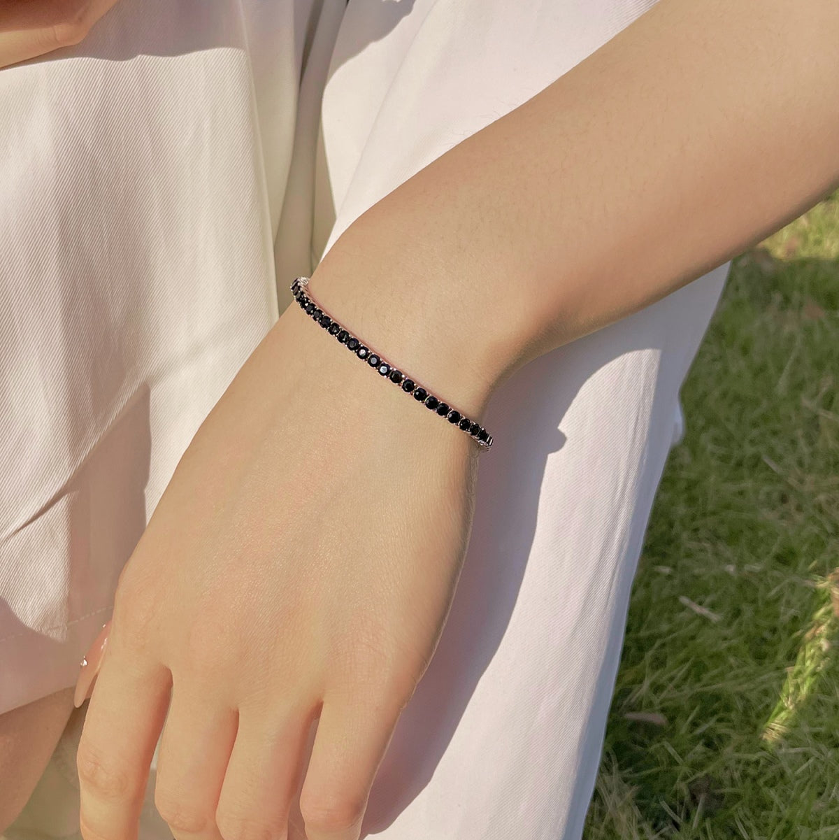 [AURORA]Radiant Colorful Round Cut Party Bracelet