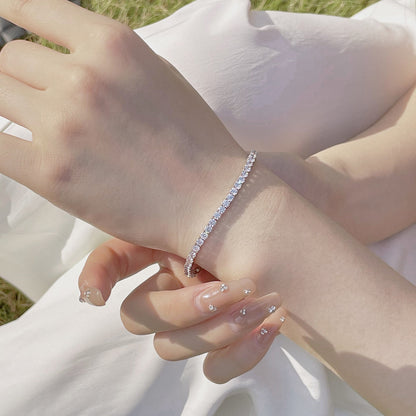 [AURORA]Radiant Colorful Round Cut Party Bracelet