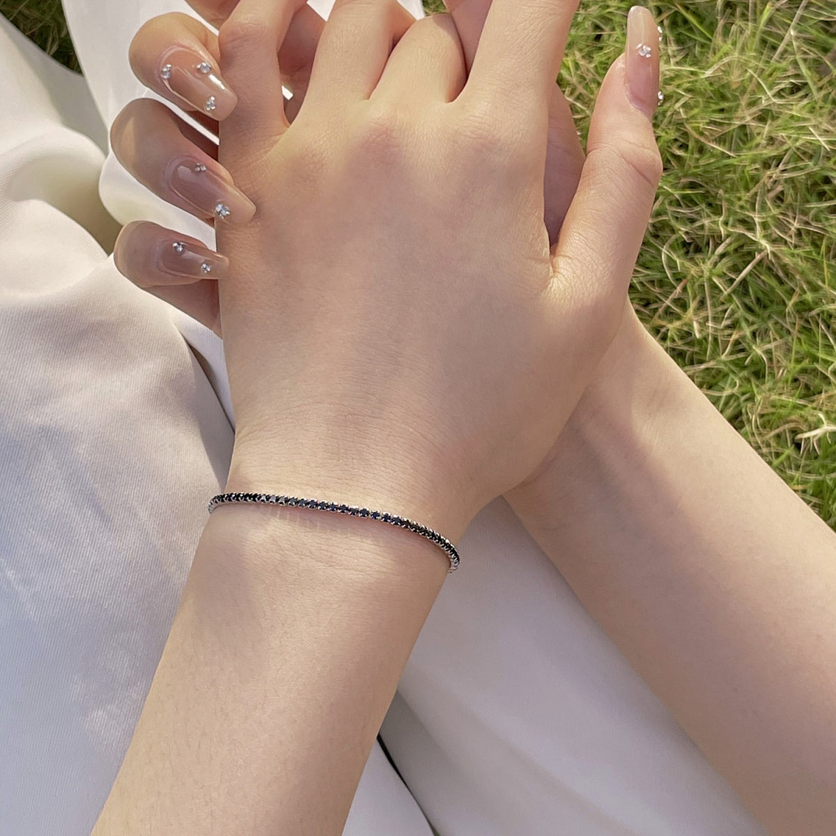 [AURORA]Radiant Colorful Round Cut Party Bracelet