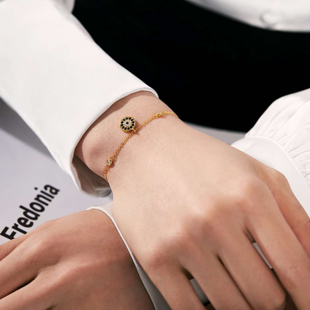 [AURORA]Devil's Eye Round Shape Bracelet