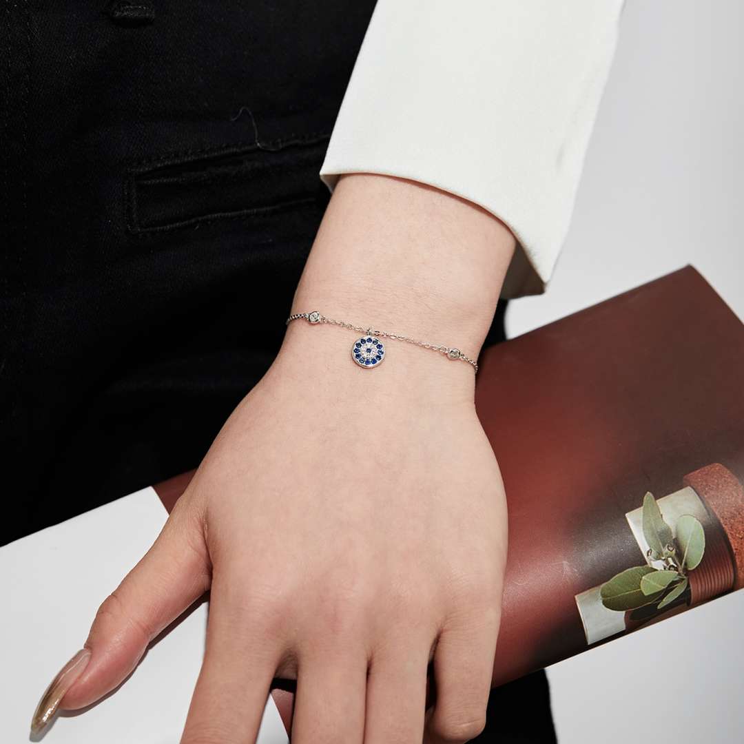 [AURORA]Devil's Eye Round Shape Bracelet