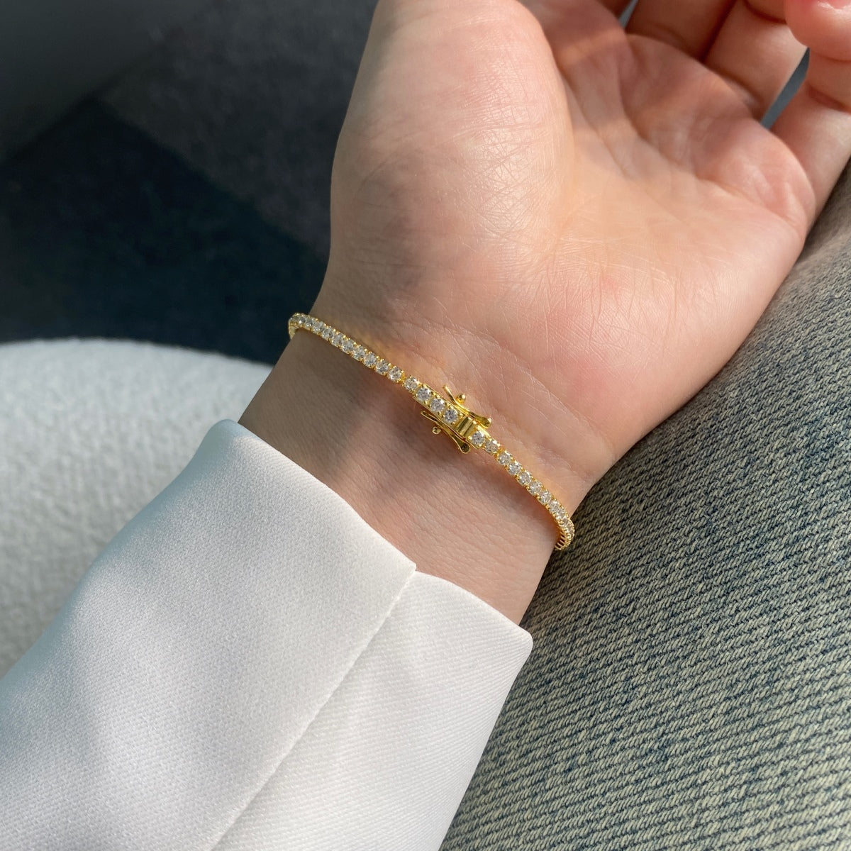 [AURORA]Radiant Colorful Round Cut Party Bracelet