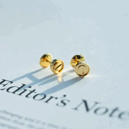 [AURORA]LOVE EARRINGS GOLD 10MM