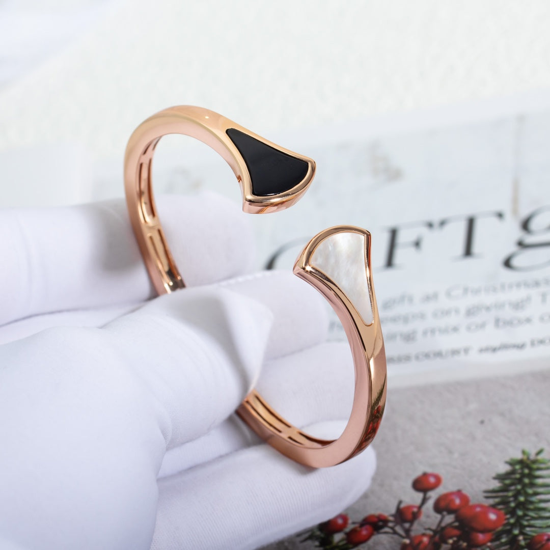 [AURORA]DREAM BRACELET OPEN PINK GOLD MOP