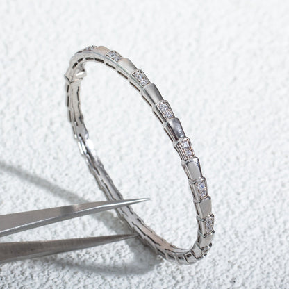 [AURORA]SERPENTI BRACELET SILVER DIAMOND