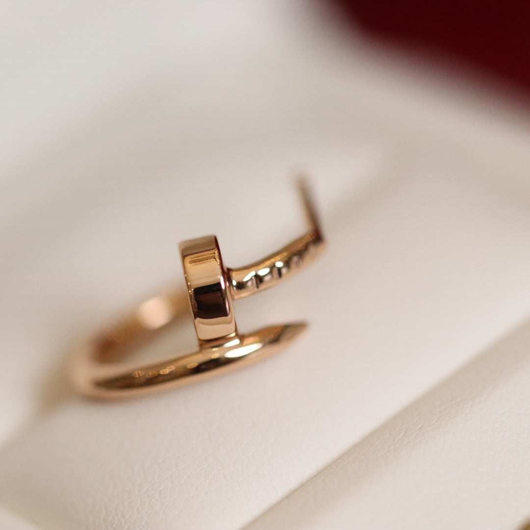 [AURORA]JUSTE EARRINGS PINK GOLD
