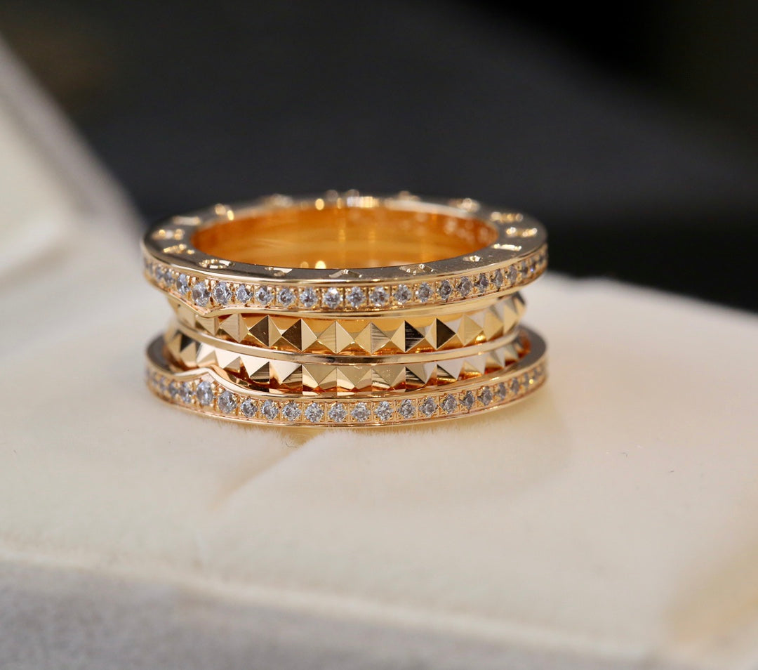 [AURORA]ZERO 1 GOLD DIAMOND RING