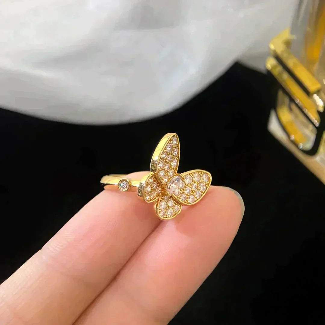 [AURORA]BUTTERFLY DIAMOND RING