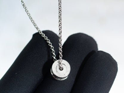 [AURORA]ZERO 1 SILVER DIAMOND NECKLACE