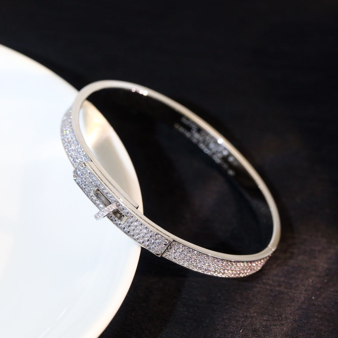 [AURORA]KELLY BRACELET DIAMOND PAVED