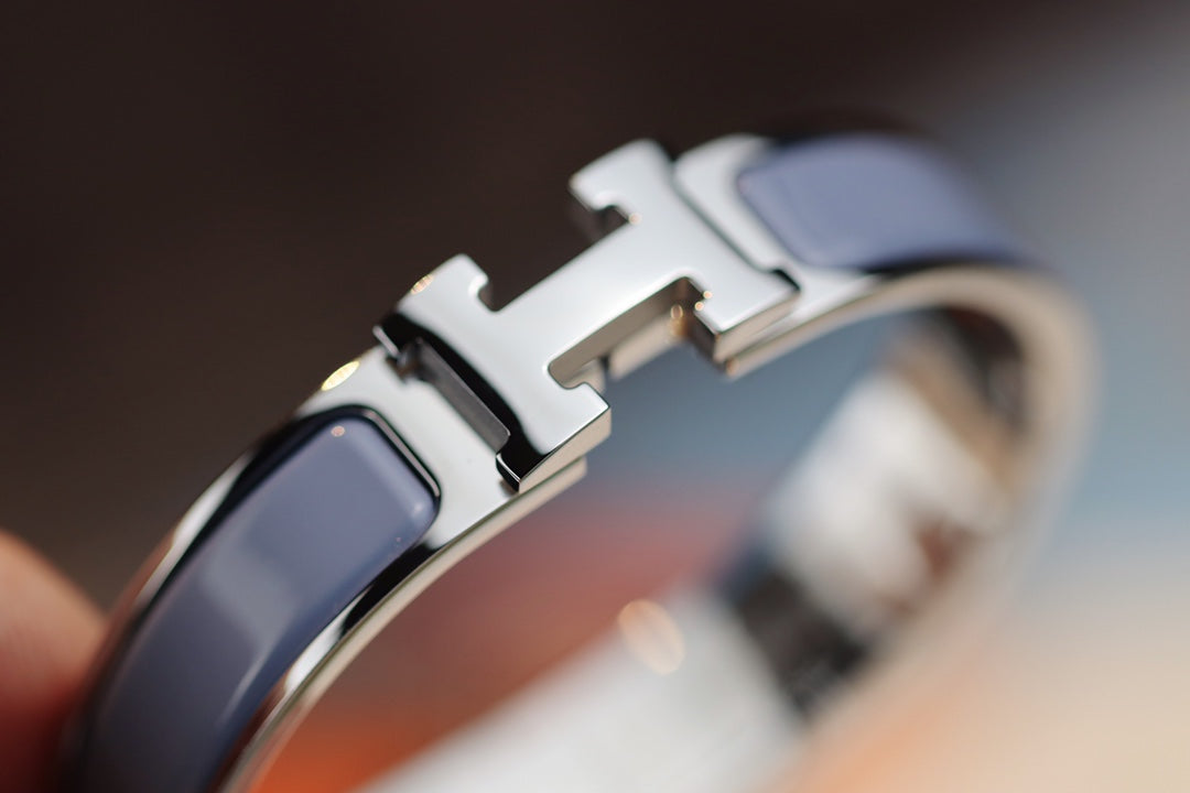 [AURORA]H BRACELET 12MM BLUE GRAY