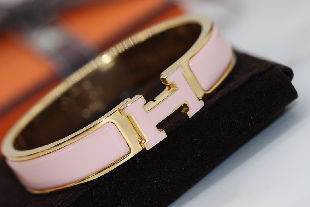 [AURORA]H BRACELET 12MM PINK