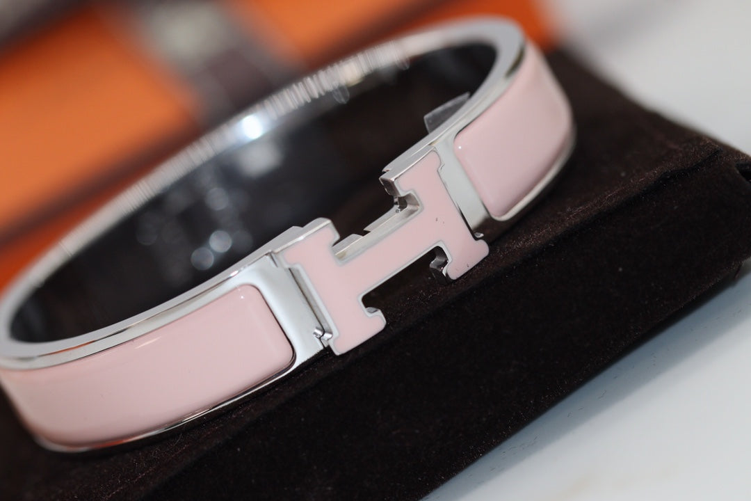[AURORA]H BRACELET 12MM PINK