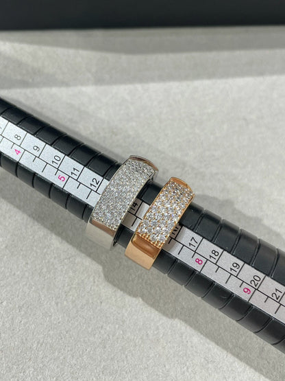 [AURORA]LIENS EVIDENCE  DIAMOND PAVED RING