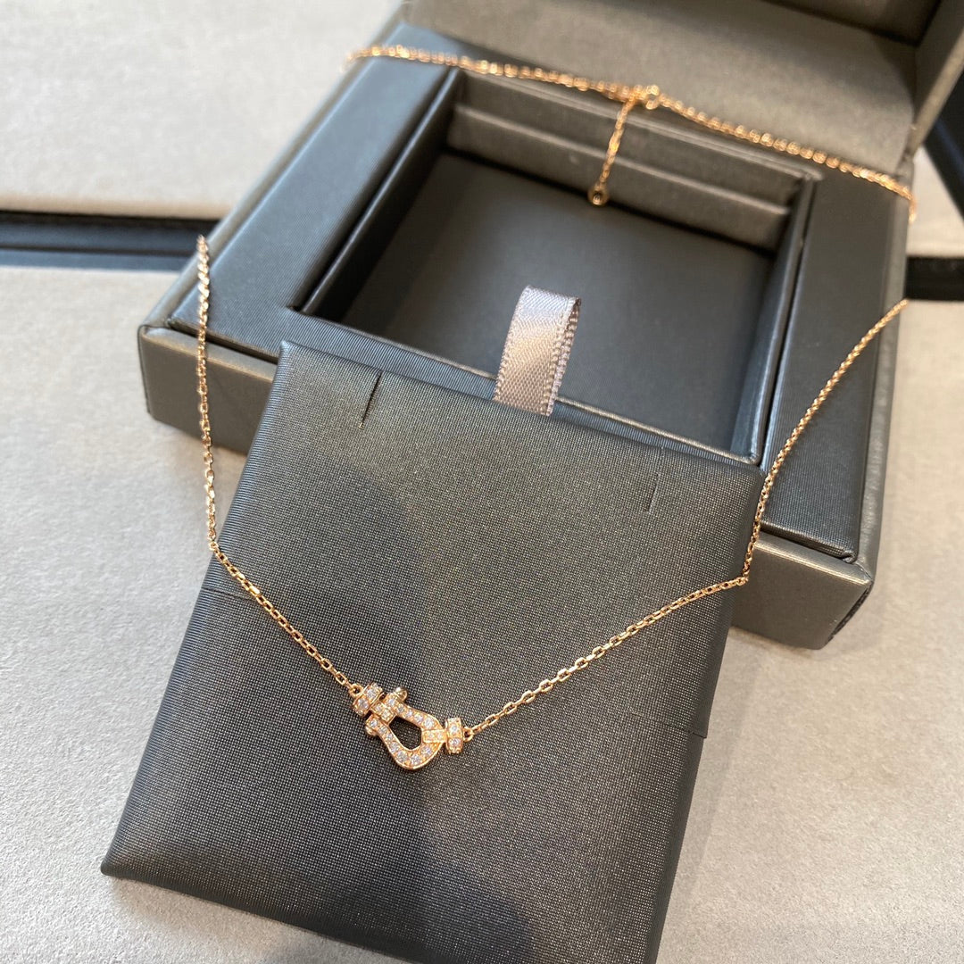 [AURORA]FORCE 10 DIAMOND PINK GOLD NECKLACE MINI MODEL