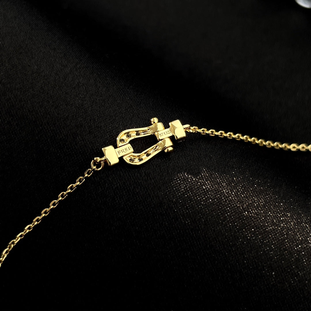[AURORA]FORCE 10 FULL DIAMOND BUCKLE CHAIN LINK MINI MODEL