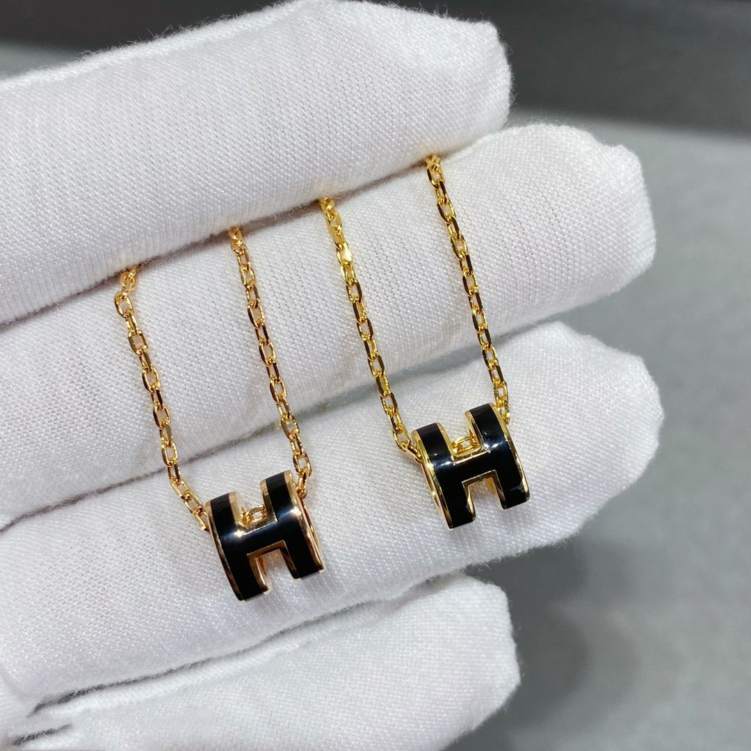 [AURORA]MINI POP H NECKLACE