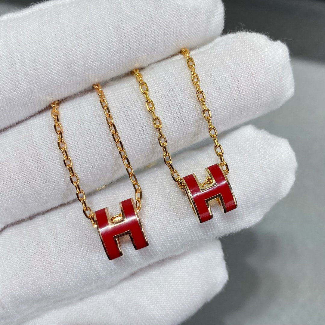 [AURORA]MINI POP H NECKLACE