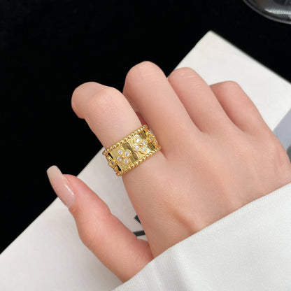 [AURORA]PERLEE DIAMOND LARGE RING