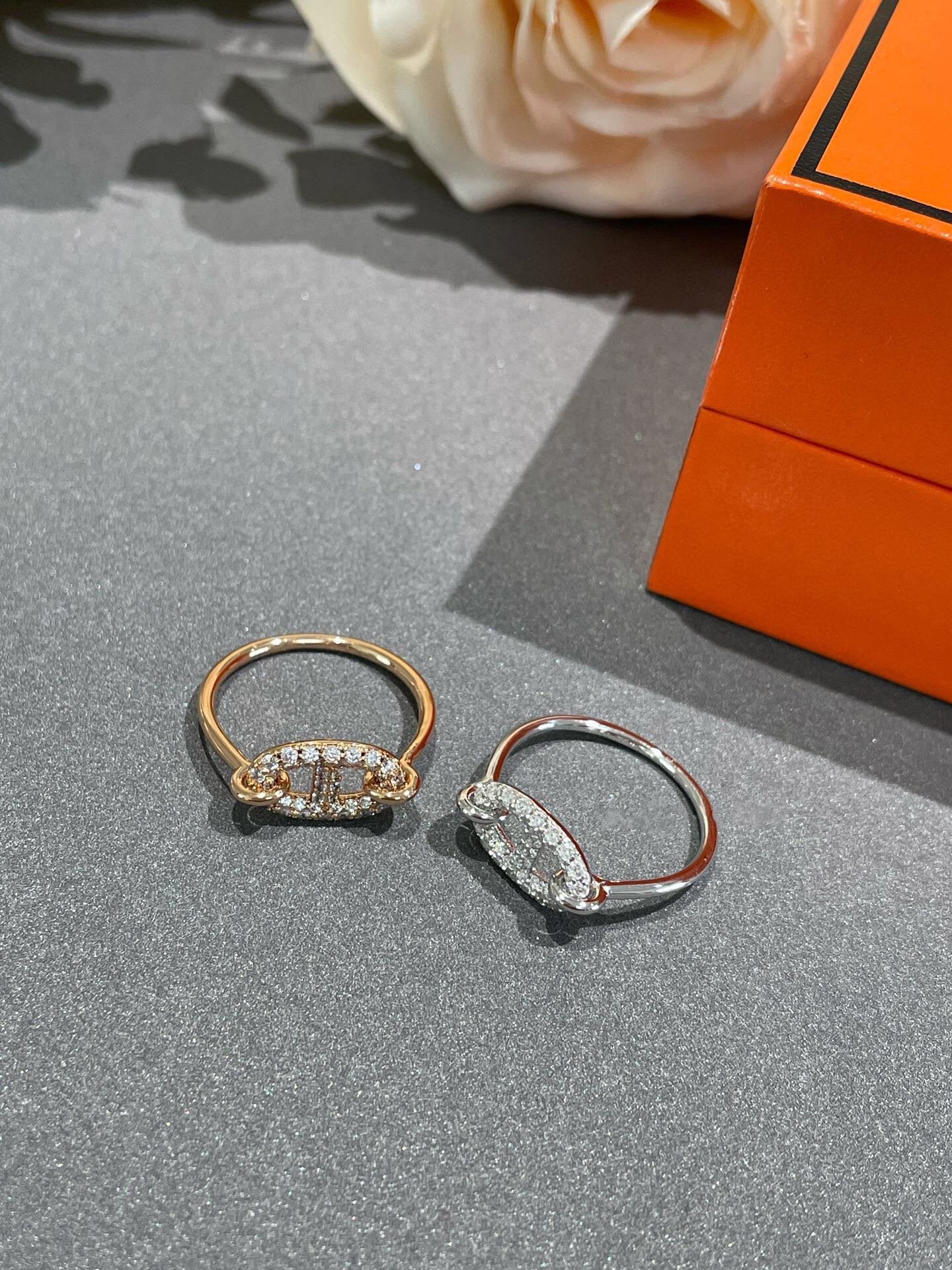 [AURORA]RONDE SMALL DIAMOND RING