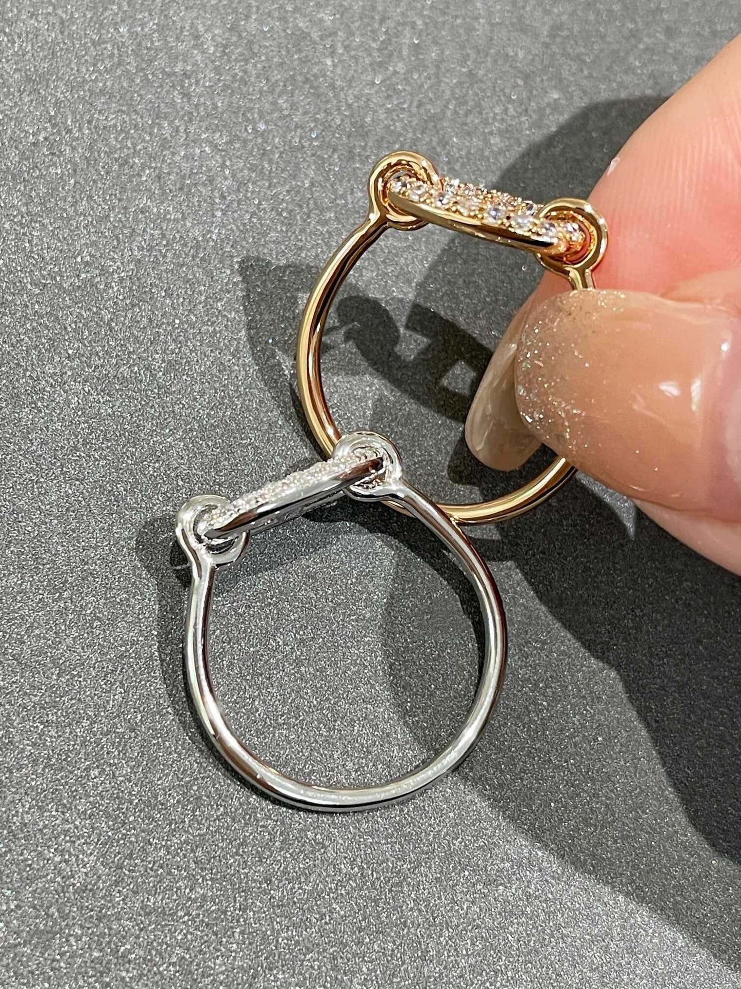 [AURORA]RONDE SMALL DIAMOND RING