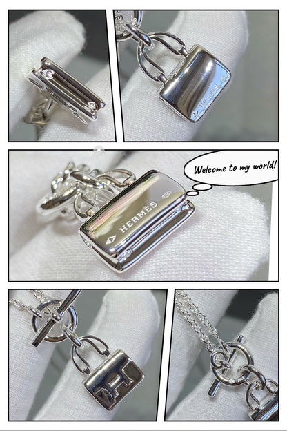 [AURORA]CONSTANCE PEDANT SILVER NECKLACE