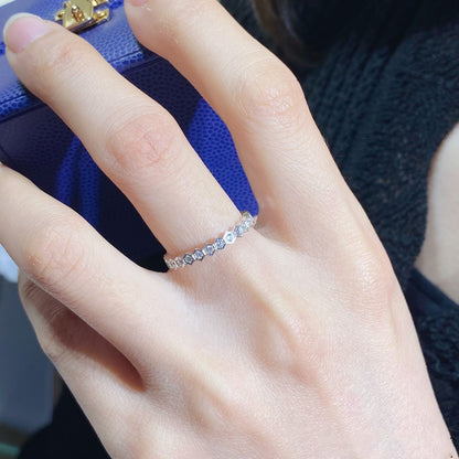 [AURORA]BEE LOVE DIAMOND PAVED SMALL RING