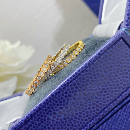 [AURORA]BEE LOVE DIAMOND PAVED SMALL RING