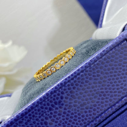 [AURORA]BEE LOVE DIAMOND PAVED SMALL RING