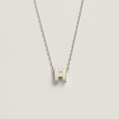 [AURORA]HM CLIC YELLOW ENAMEL GOLD NECKLACE