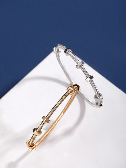 [AURORA]SCREW NUT BRACELET