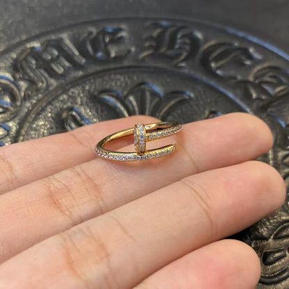 [オーロラ]ジャストリング 1.8MM ゴールド ダイヤモンド