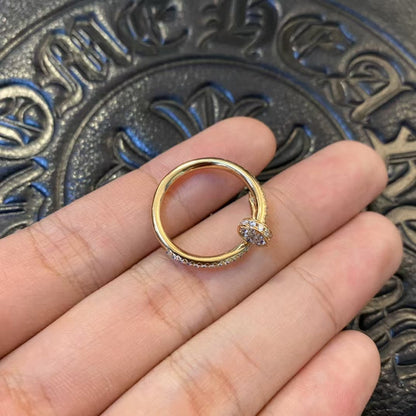 [オーロラ]ジャストリング 1.8MM ゴールド ダイヤモンド