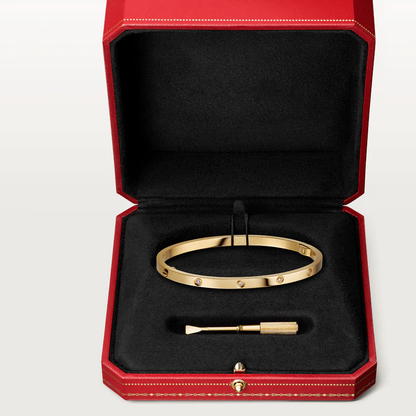 [AURORA]LOVE BRACELET 3.65MM 10 DIAMONDS