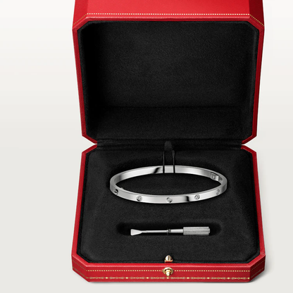[AURORA]LOVE BRACELET 3.65MM 10 DIAMONDS