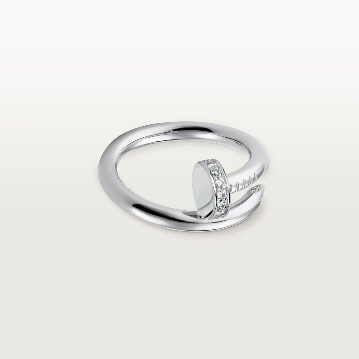 [AURORA]JUSTE RING 2.6MM HALF DIAMOND