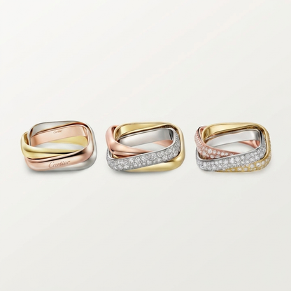 [AURORA]TRINITY 3.5MM CUSHION RING COLLECTION