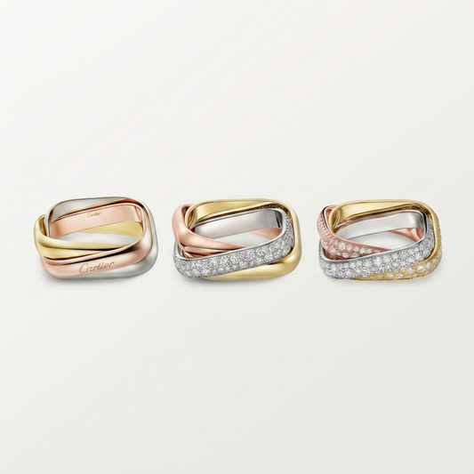 [AURORA]TRINITY 3.5MM CUSHION RING COLLECTION